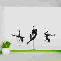 ... Girl Dancing Pole Striptease Club Bar Cafe Fitness Plasty (M298