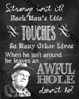It's a Wonderful Life Clarence Quote by WonderofWords on Etsy, $3.00