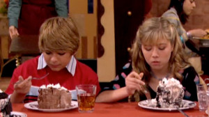 Sam and Reuben both eating cake!!!