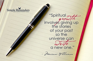Spiritual growth...