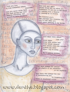 Here's some things I've been doing in my art journal: