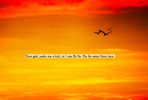 quotes about flying away