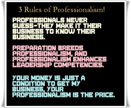 Quotes about Professionalism
