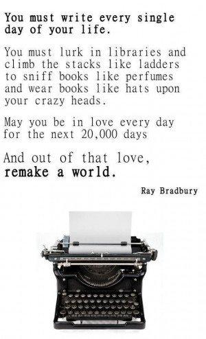 Ray Bradbury on Writing