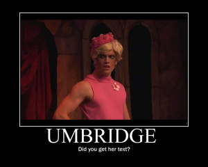 Umbridge Motivational Poster by VogueNinja