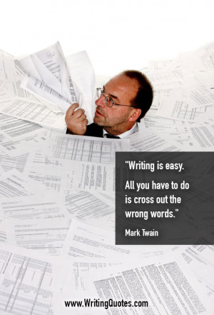 Quotes About Writing » Mark Twain Quotes - Cross Out - Mark Twain ...