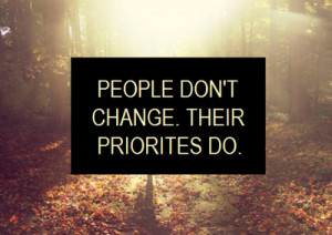On Sorting Out Your Priorities