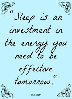 Importance Of Sleep Quotes Sleep!