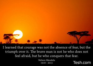 courage #nelsonmandela #conquerfear #wisdom