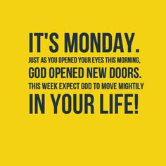 Monday blessed Monday