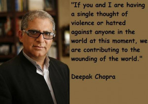 Deepak Chopra most inspirational quotes