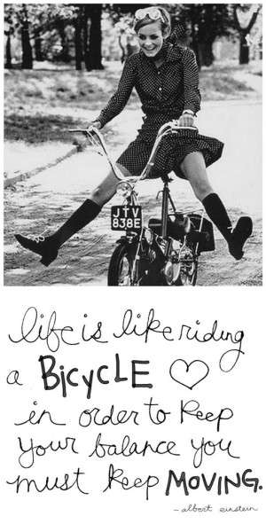 Motivation Monday | Inspirational Quotes & Pics | Life riding bicycle