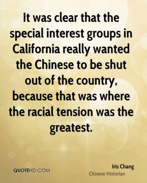 It was clear that the special interest groups in California really ...