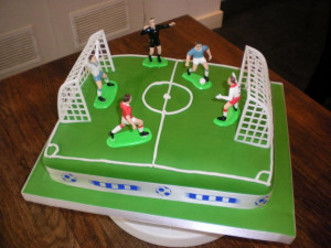 Football Pitch Cake Ideas