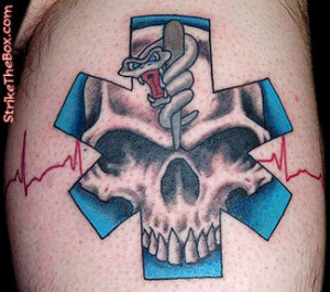 Ems Tattoo Star Of Life Tattoos On Girly picture