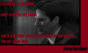 Aaron Hotchner: Good Luck by MadreLoca