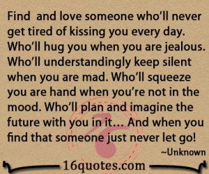 kissing you every day quote