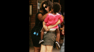 101911 celebs adoptions mary louise parker and daughter caroline
