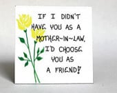 Mother-in-Law Magnet - Quote - spouses mom, friendship, husband, wife ...