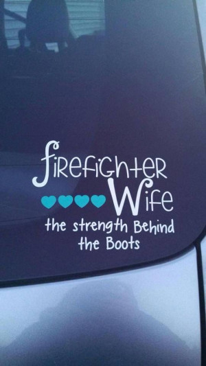 Firefighter Wife Decal