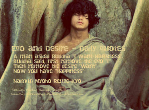 man asked Buddha “I Want Happiness”. Buddha said, first remove ...