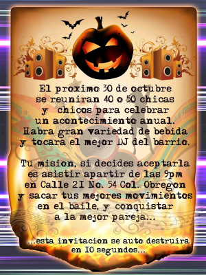 ... -de-halloween-para-una-fiesta-INVITACION-PARA-HALLOWEEN-EN