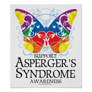 Asperger's Syndrome Butterfly Print