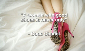 Quotes about shoes from coco chanel