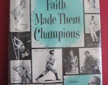Vintage book Faith Made Them Champi ons 65 Exciting Stories Edited by ...