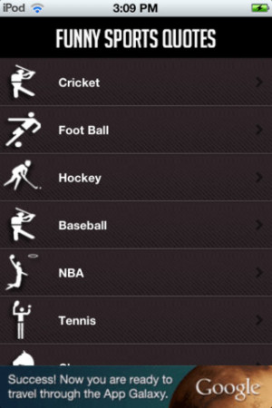 Download FunnySportQuotes iPhone iPad iOS
