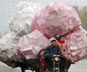 Heavy load transport system in China