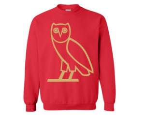 Drake Sweatshirt Drake Sweater Drake gold Owl Sweatshirt Drake ...