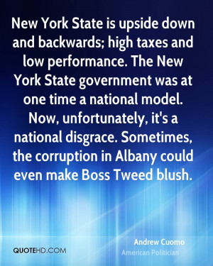 New York State is upside down and backwards; high taxes and low ...