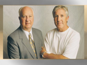 Pete Carroll and his personal coach Lou Tice Photo Lou Tice