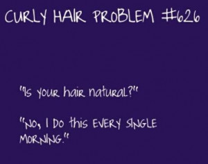 The Ironical Story of a Girl with Curly Hair