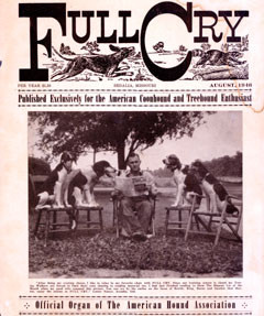 cover of Full Cry Magazine — a publication dedicated to coon hunting ...