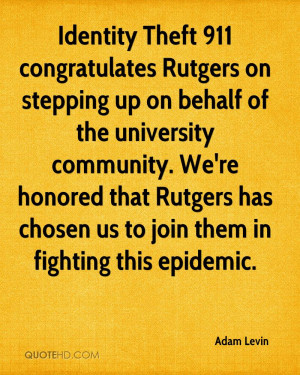 Identity Theft 911 congratulates Rutgers on stepping up on behalf of ...