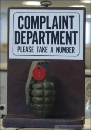 Complaint Department Please Take A Number | Wordie 4