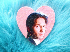 Foxy Fox Mulder X Files Sci-Fi Glitter Pin Badge $5.64