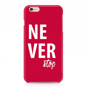 ... Quotable Quote Red Hard Case for your Apple iPhone 6 / iPhone 6 Plus