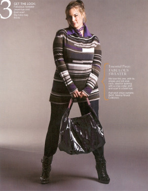 As sweaters go, the one pictured here is quite attractive. The stylist ...