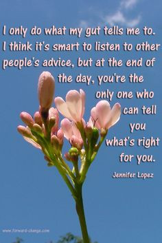 Listening to your #gut. #intuition repinned by http://my-daily-quote ...
