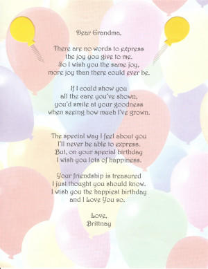 ... heaven sentimental sayings about grandmothers happy birthday son poems