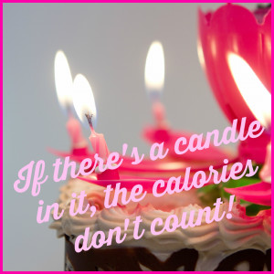 Fun Quotes - Calories - Fire Blossom Candle