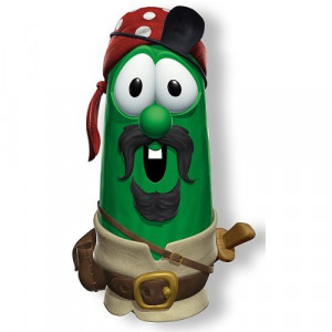 Veggie Tales Inflatable Larry The Cucumber As Pirate Elliot picture