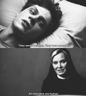 american horror story Evan Peters Black and White Monsters jessica ...
