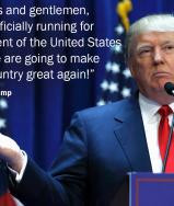 Donald Trump says he is entering 2016 presidential race in bizarre ...