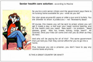 Maxine on Senior Health Care