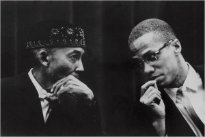 Elijah Muhammad and Malcolm X