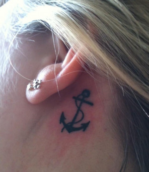 Anchor Tattoos For Girls...